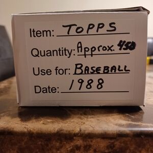 1988 Topps Baseball Cards
